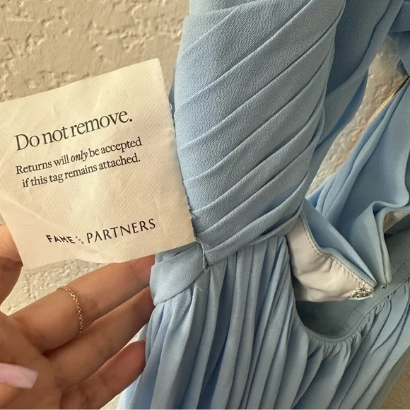 New Fame and Partners Alija Cut Out Maxi Gown Dress size 4 - Picture 4 of 9